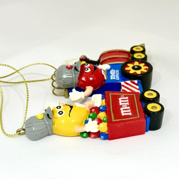 Vintage M&Ms Express Train Christmas Ornament by Kurt Adler - Picture 4 of 6